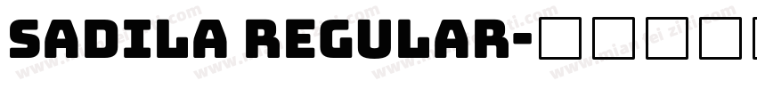 Sadila Regular字体转换